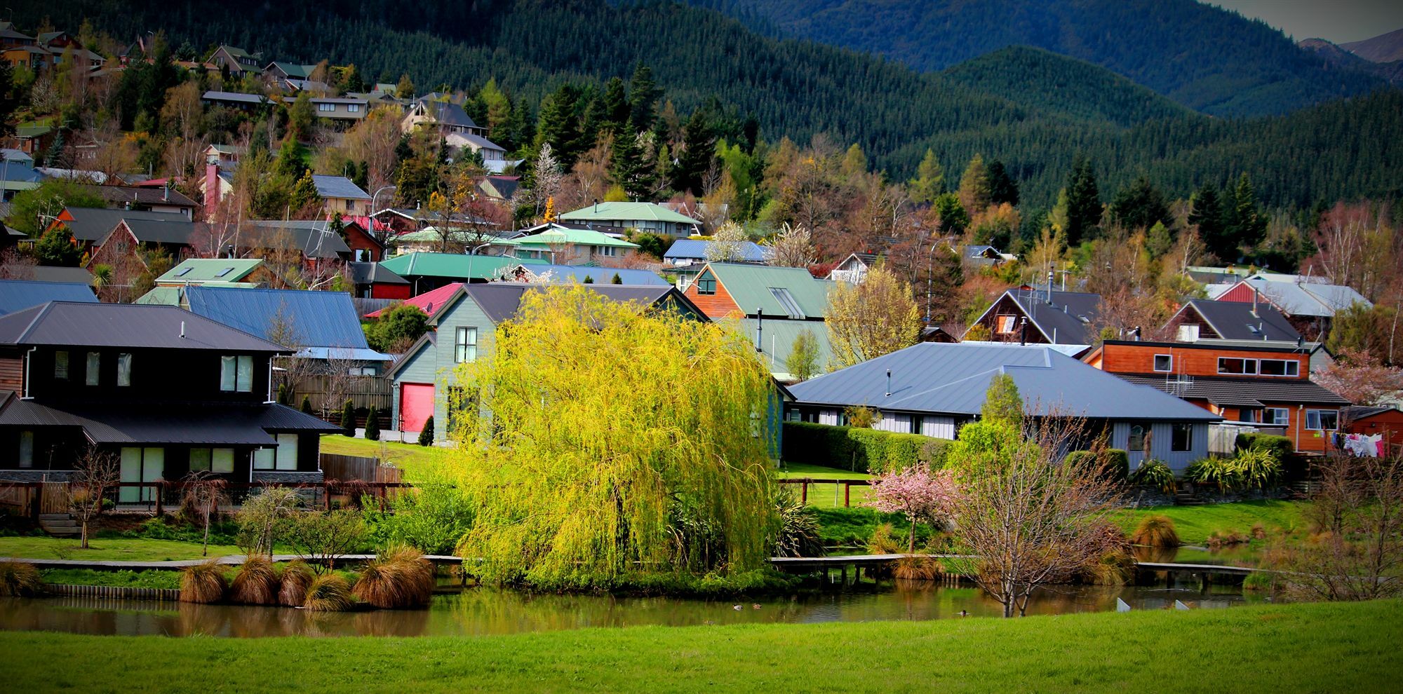 Clear Ridge Apartments Hanmer Springs Kültér fotó